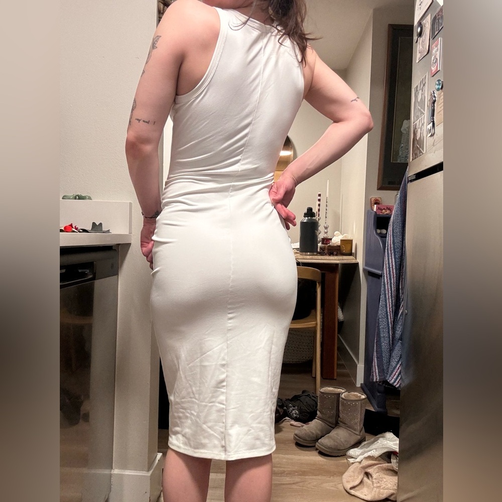 525 America White Midi Dress